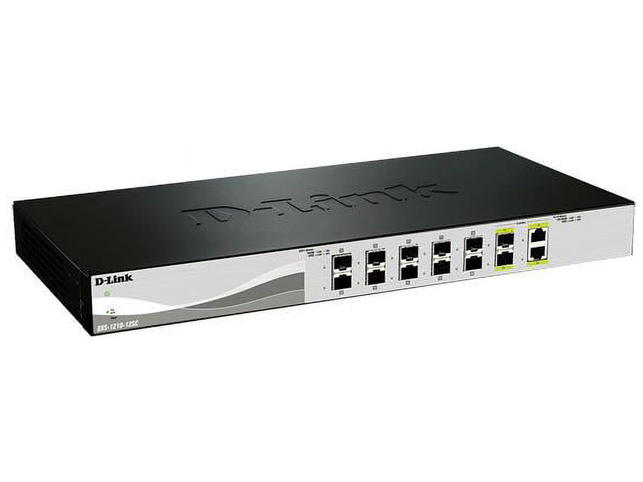 D-Link DXS-1210-12SC 12-Port 10G SFP+ Web Smart Switch Including 2 10GBASE-T/SFP+ Combo Ports