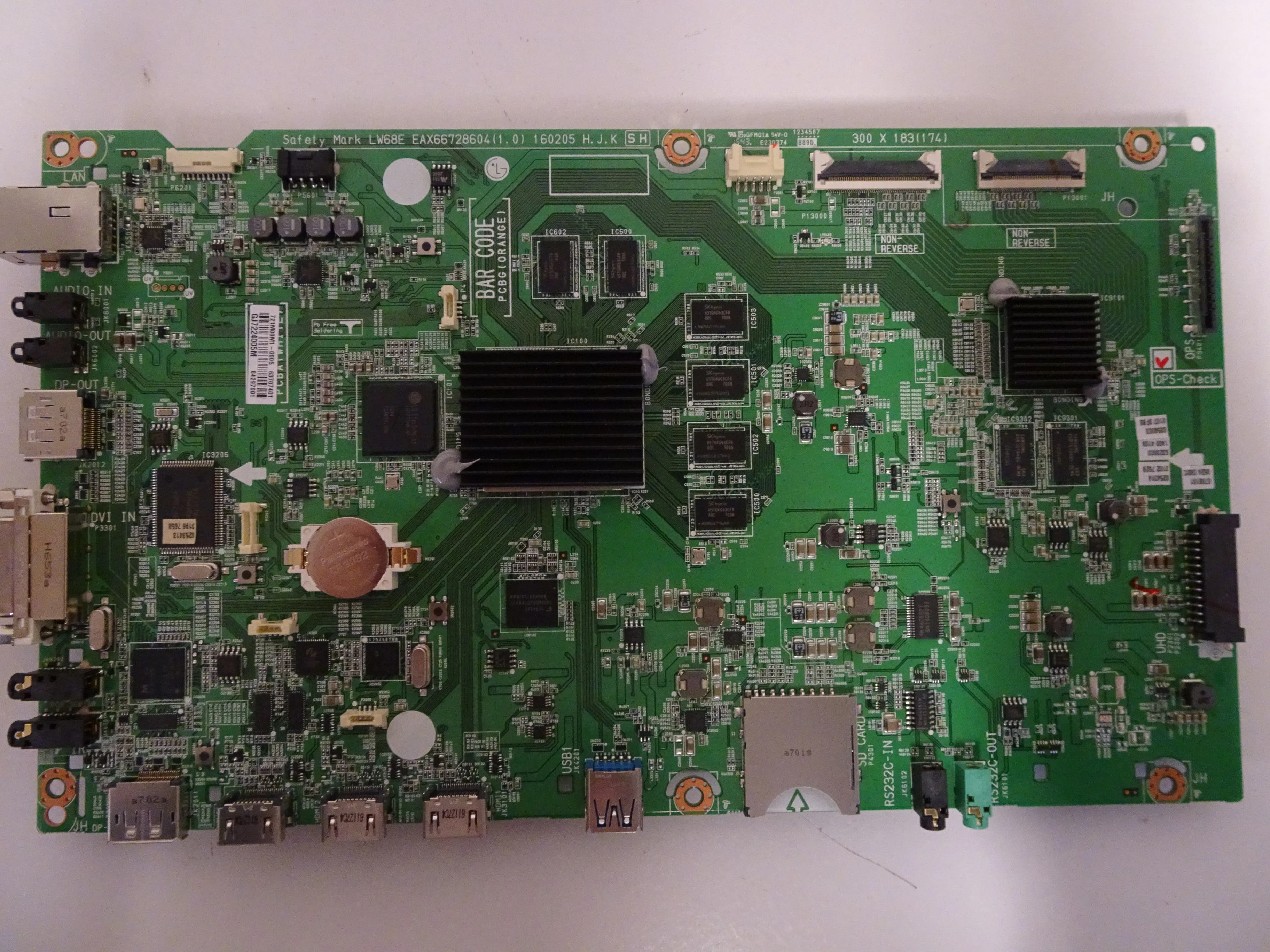 LG 86UH5C-B Main Board (EAX66728604) EBU64297001