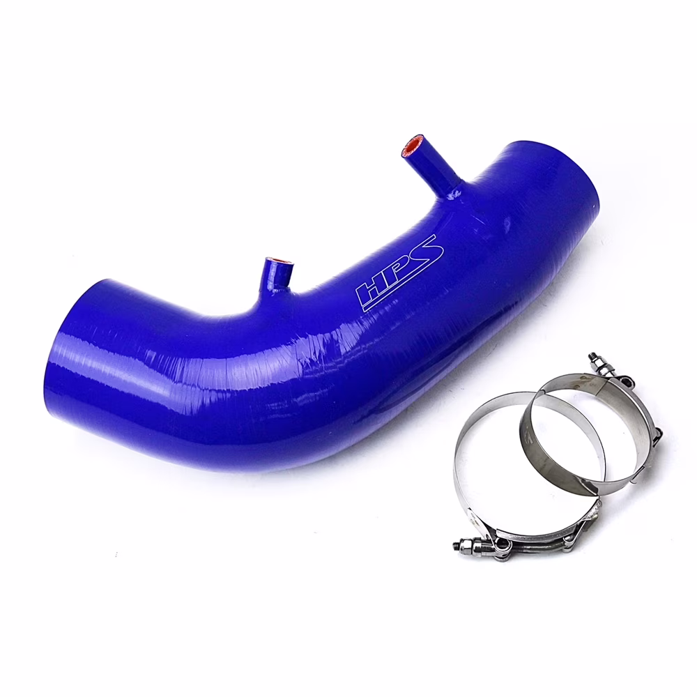HPS Blue Reinforced Silicone Post MAF Air Intake Hose Kit Compatible for Honda 06-09 S2000 AP2 2.2L F22, 57-3004-BLUE