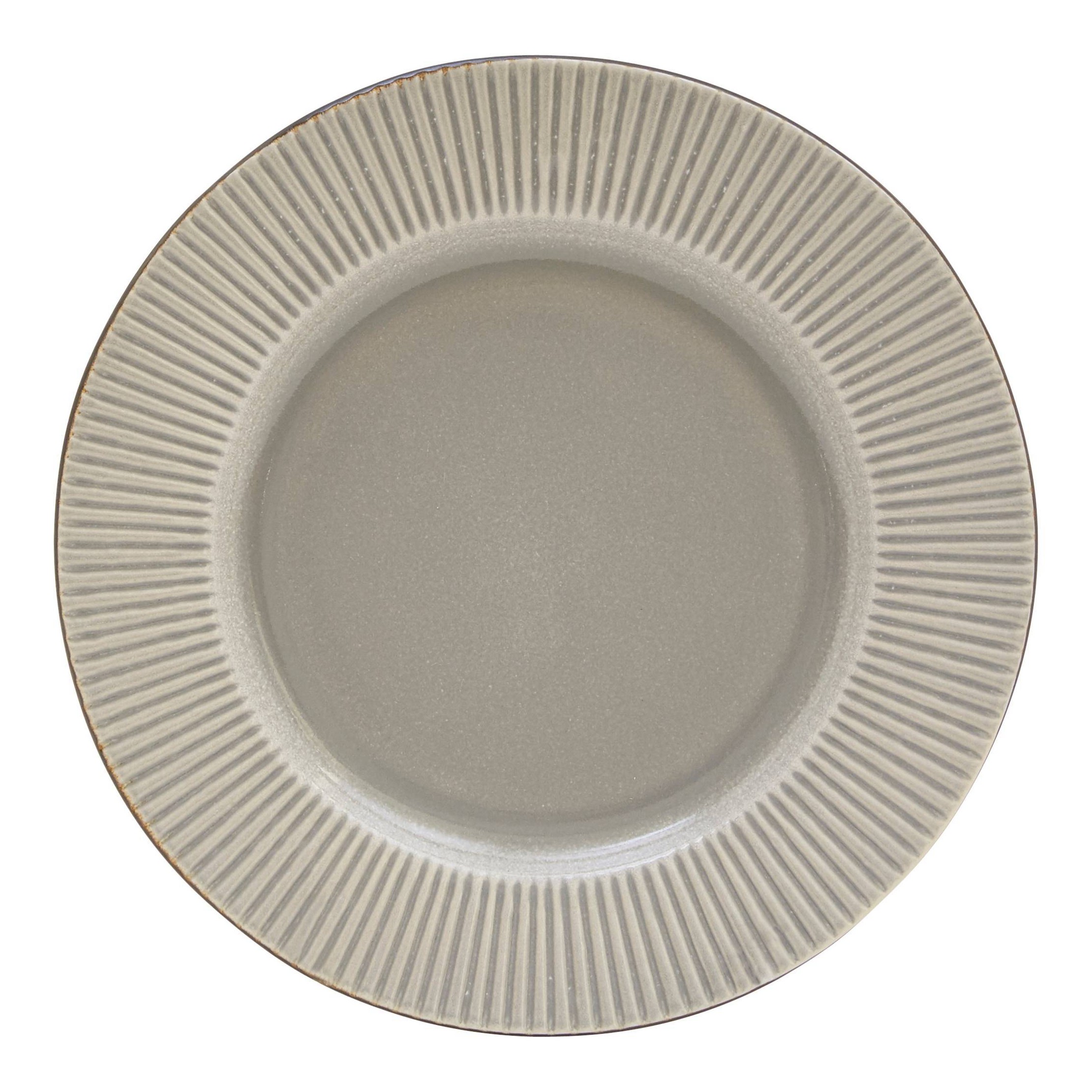 16pc Stoneware Kappa Dinnerware Set Gray