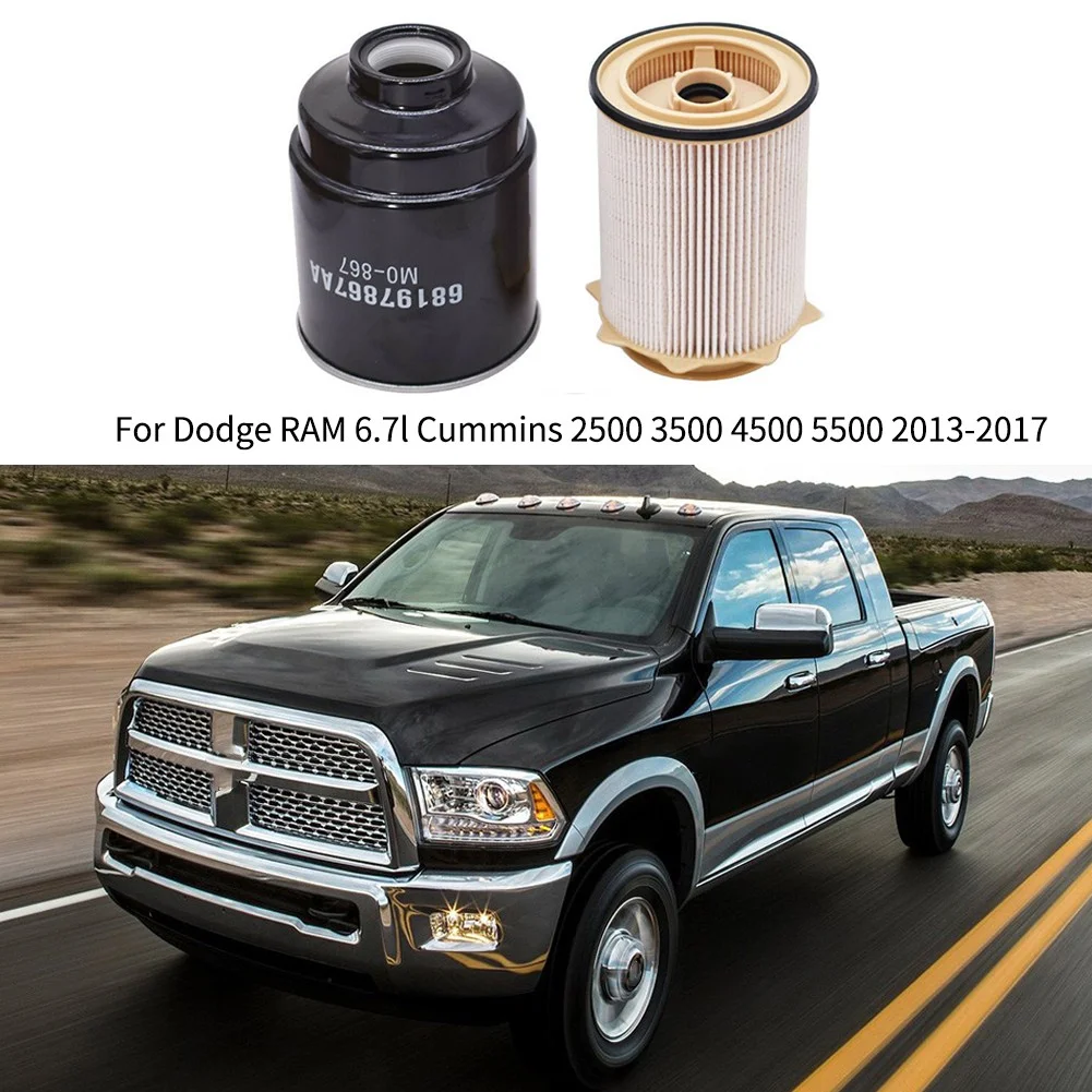 Mopar Diesel Fuel Filter Kit For-Dodge Ram 6.7L Cummins 2500 3500 4500 2013-17