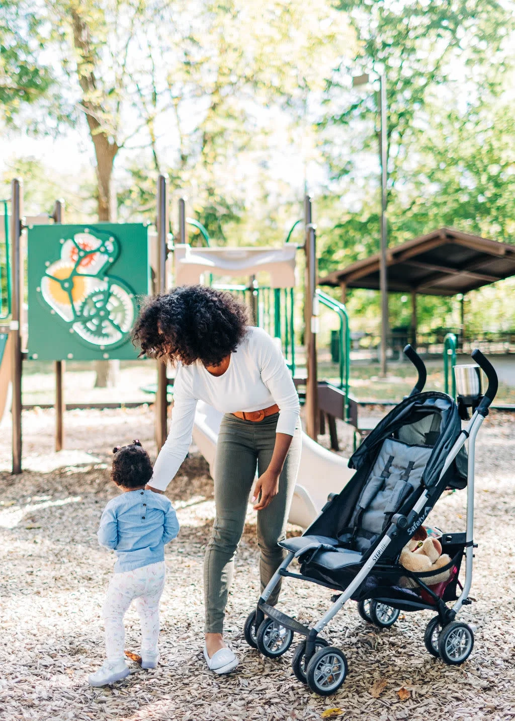 Safety 1ˢᵗ Step Lite Compact Stroller, Fountain