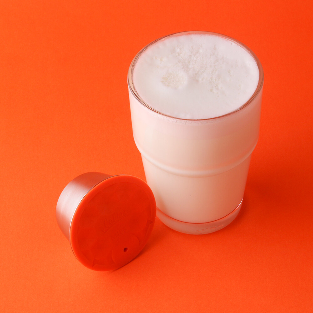 Leyfeng Reusable Milk Capsule Stainless Steel Refillable Milk Foam Pod Compatible with Dolce Gusto