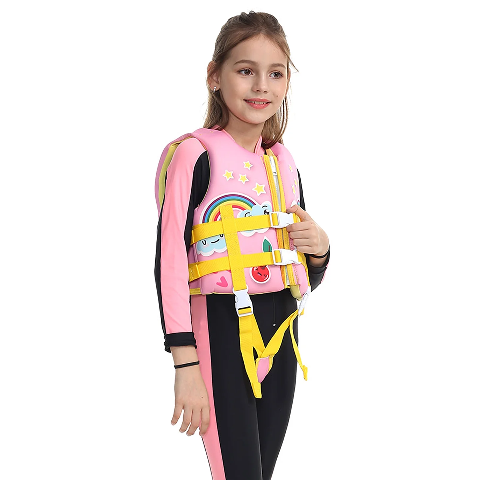 Andoer Life Jacket,Vest Flotation Swimwear Swimsuit L-xl Kids Under 66lbs Enhanced Vest Kids Under Kids Vest Kids