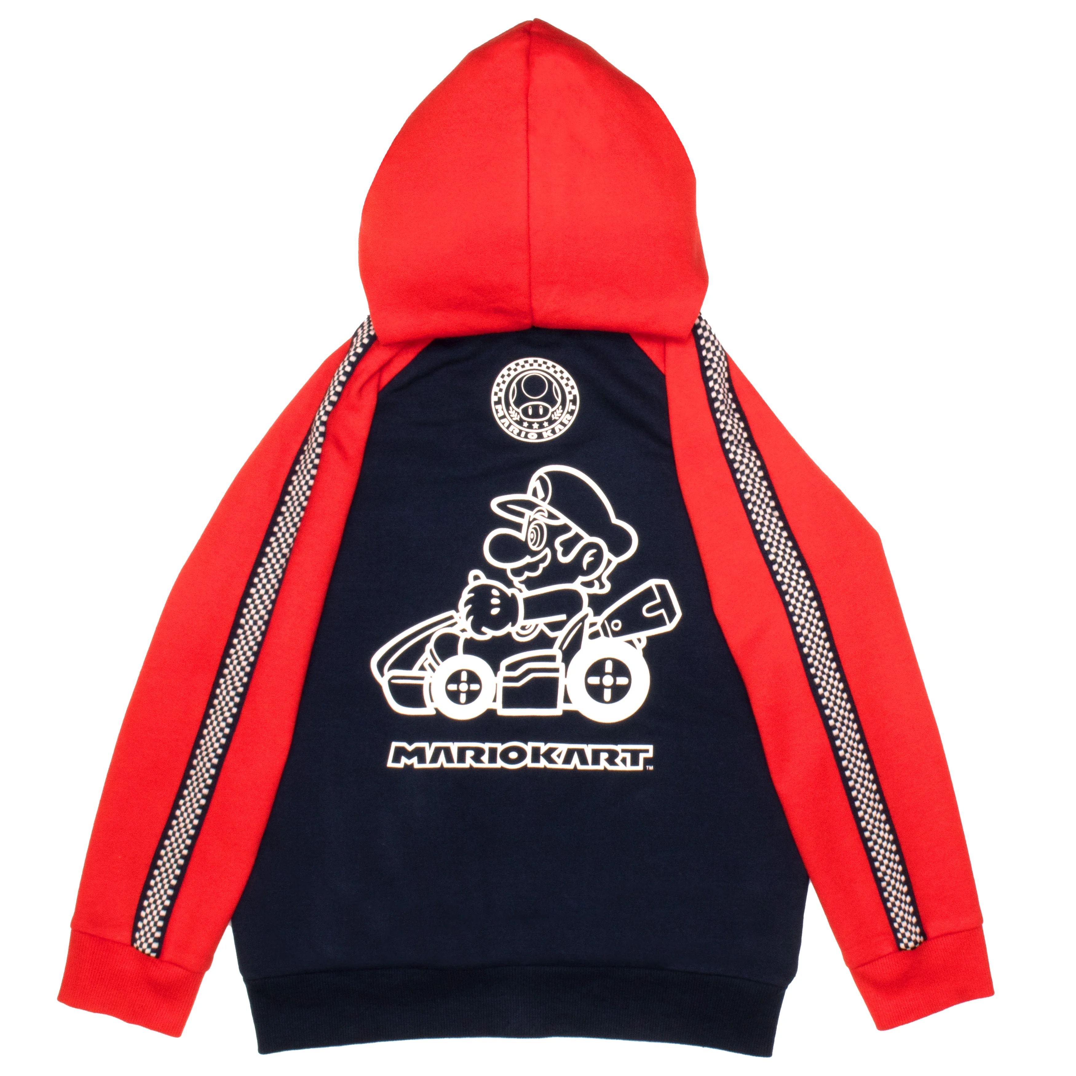 Nintendo Mario Kart Boys Zip Up Hoodie T-Shirt and Sweatpants 3-Piece Set for Kids (4-16)