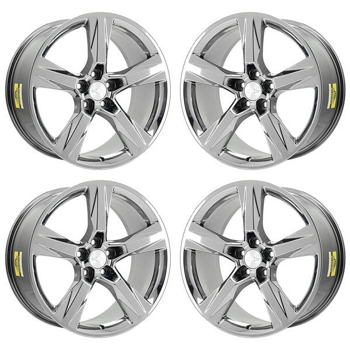 CHEVROLET CAMARO 2016 - 2019 PVD BRIGHT CHROME Factory OEM Wheels Rims (Not Replicas) (W)