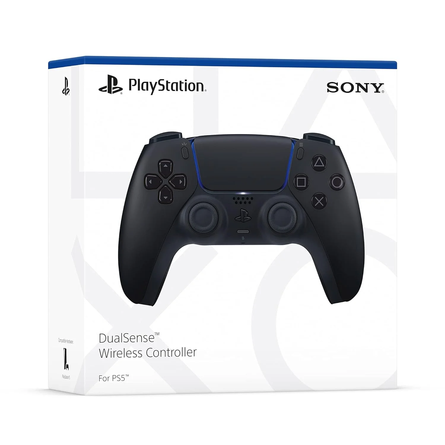 Sony PlayStation 5 DualSense Wireless Controller Black with 10ft USB-C Cable- Bundle
