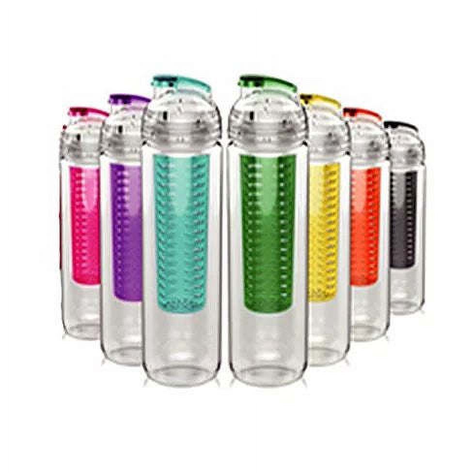Fruitcola Dome Water Bottle - 1 - Strawberries, Watermelon, Mint, Lemon, Honey - Stay refreshed in style on the go!