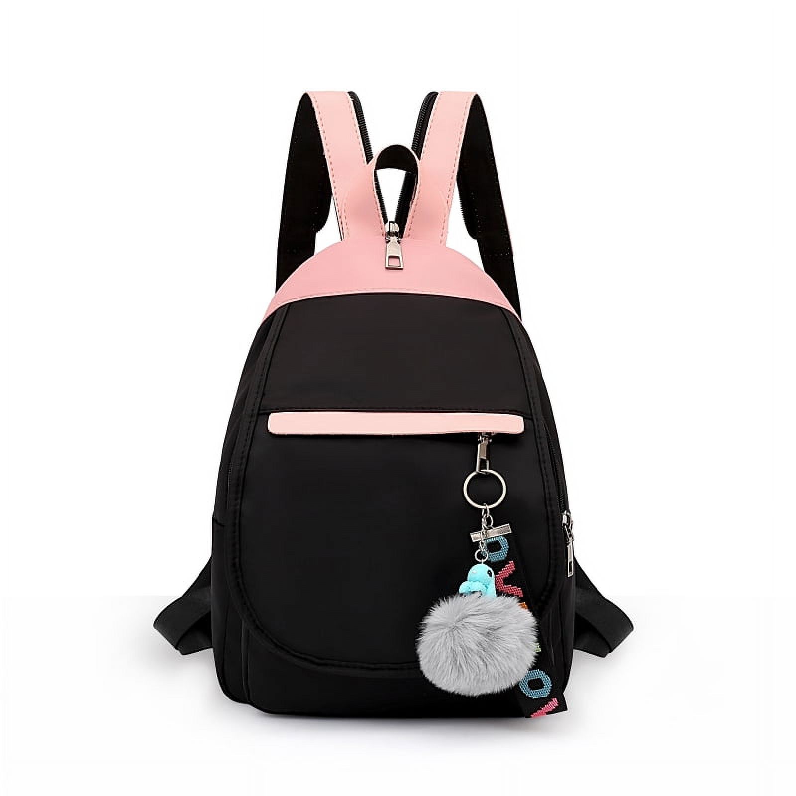 Quarryus Women's Mini Cute Backpack Multifunction Waterproof pack for Traveling black