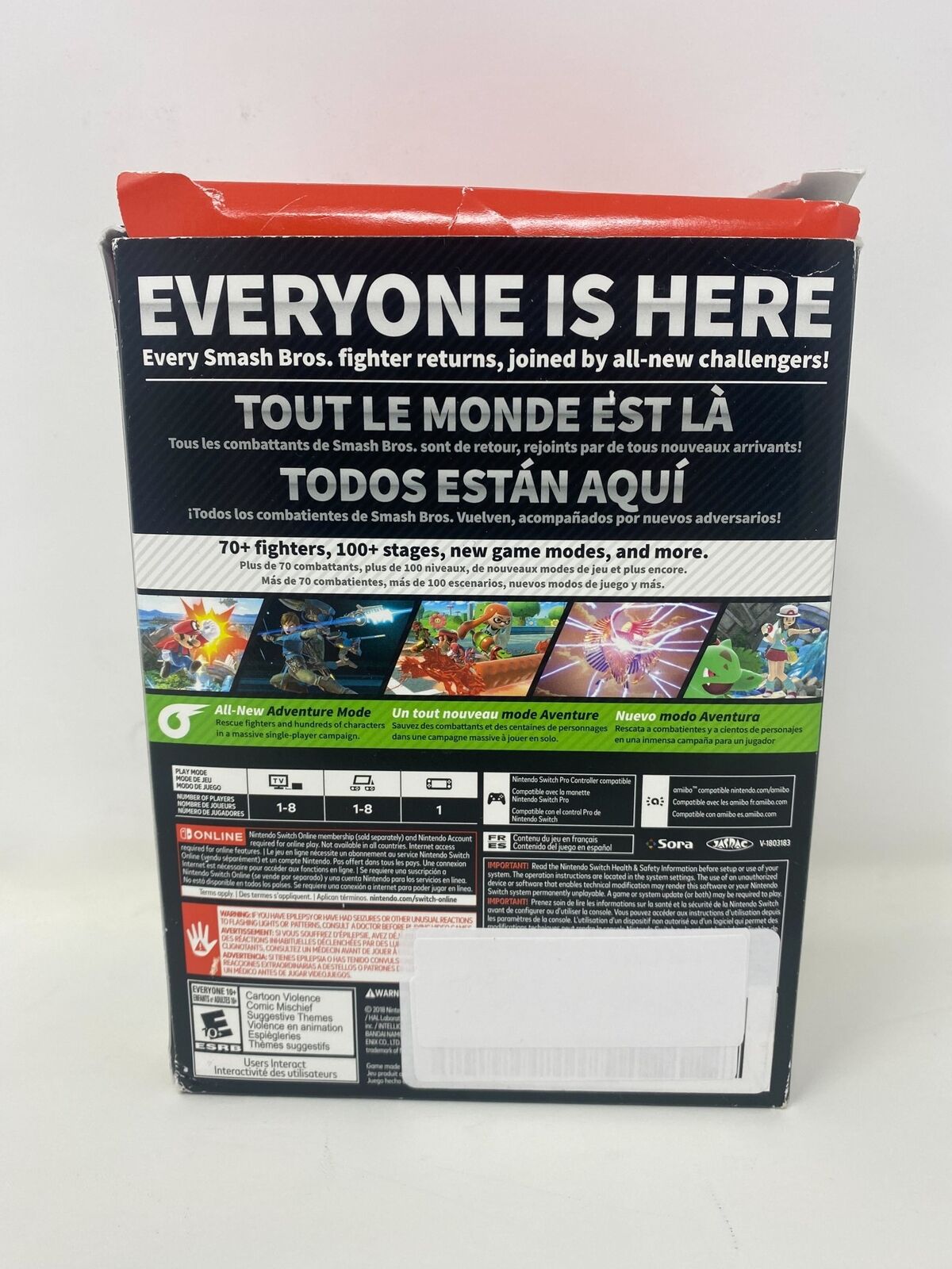 Super Smash Bros. Ultimate Special Edition [USED - COMPLETE] Nintendo Switch