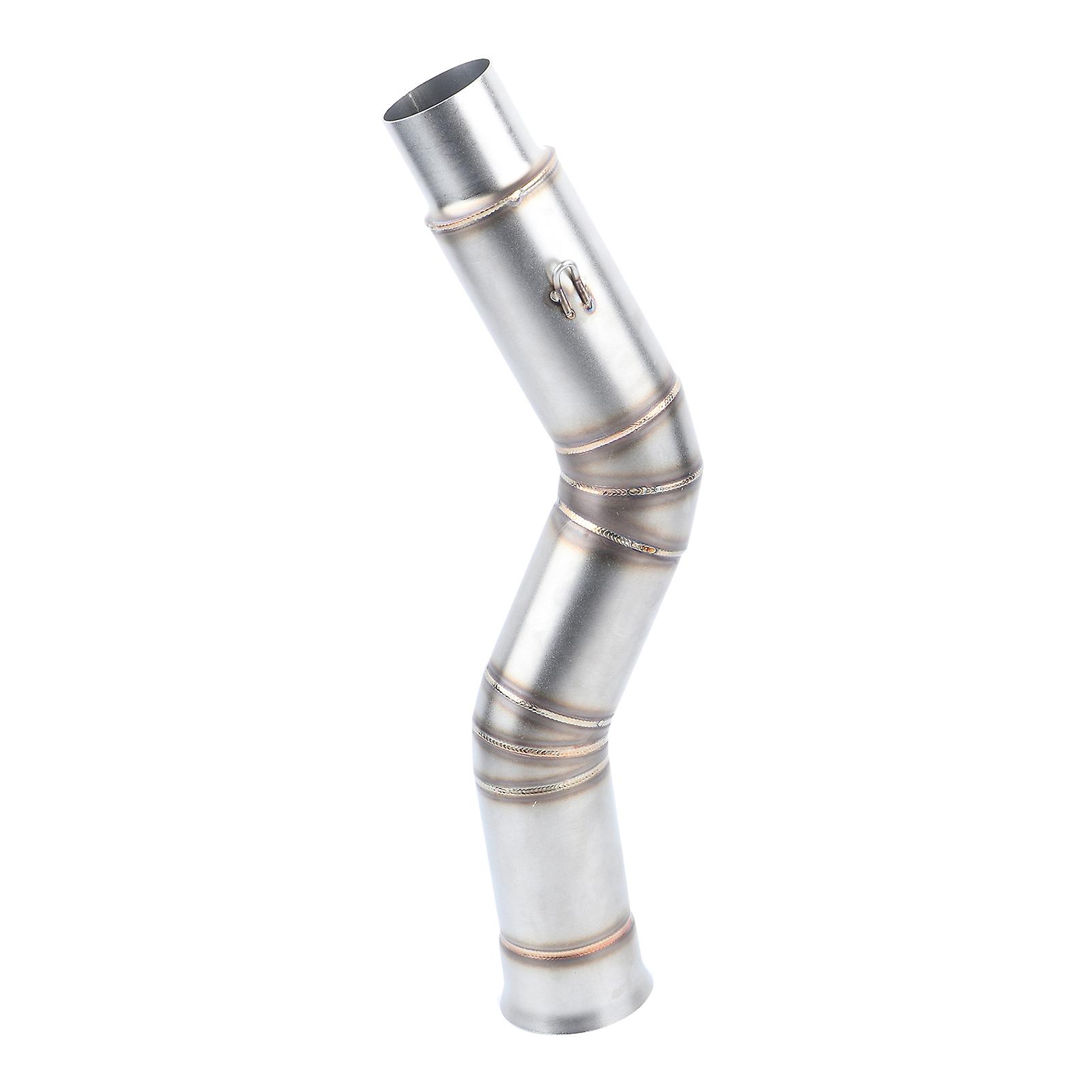 Motorcycle Exhaust Vent Middle Link Pipe Modified Side Exhaust For Yamaha R1 2009--2014