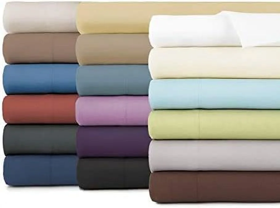 Sleeper Sofa Bed Sheet Set - Queen Black Solid Solid Sofa Bed Sheets - 100% Cotton 600 Thread Count Sofa Sheets - Sleeper Sofa 4 PC's Sheet Set - Sleeper Sofa Sheets - 5