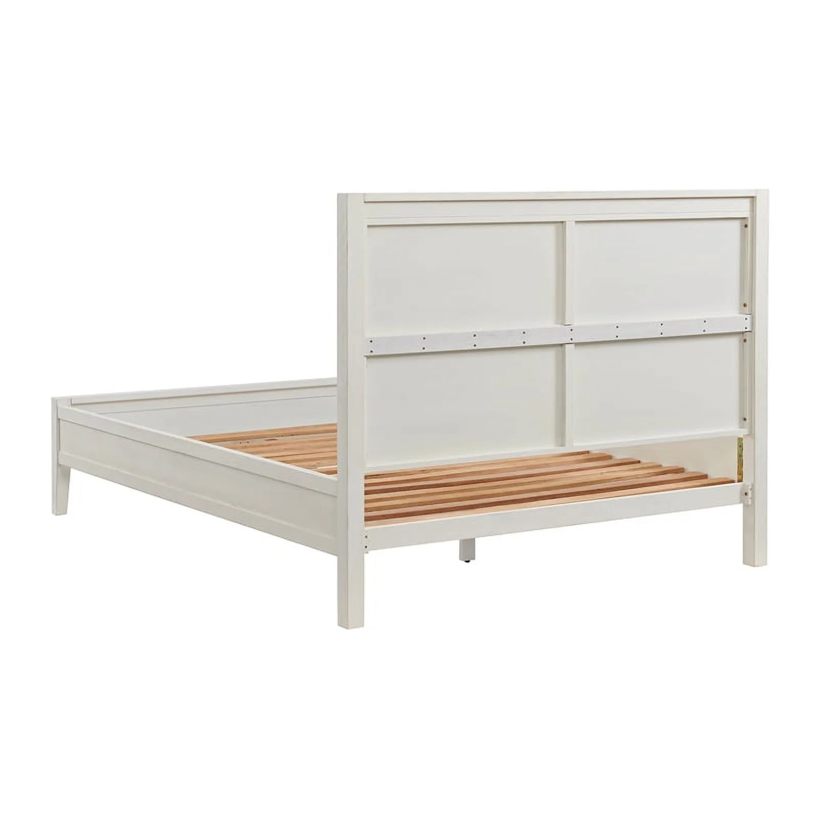 Arden Panel Wood Queen Bed/Driftwood White