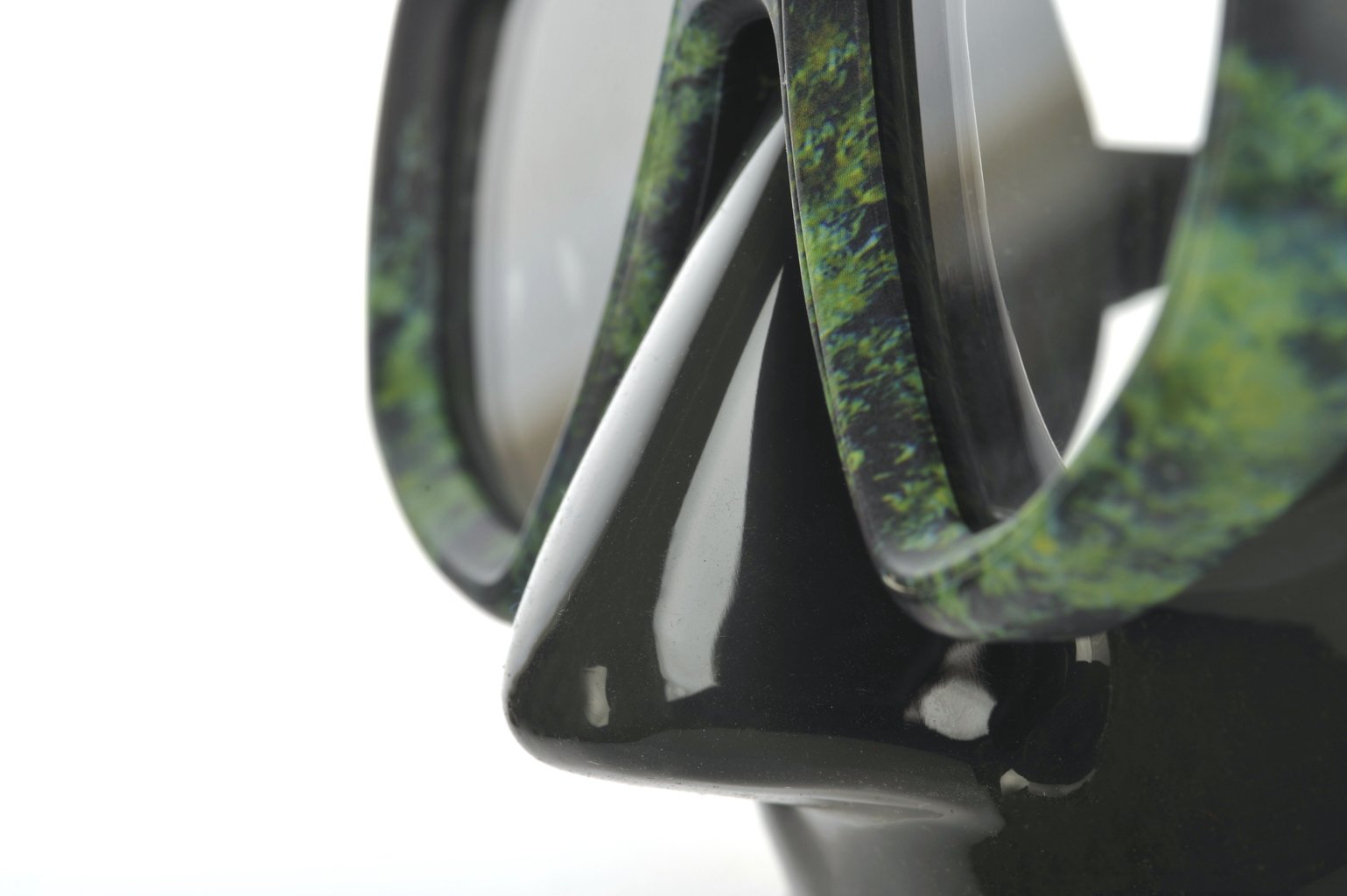 SEAC ONE Camo Diving Mask with RX Lenses, Anti Reflective (Green Camo)