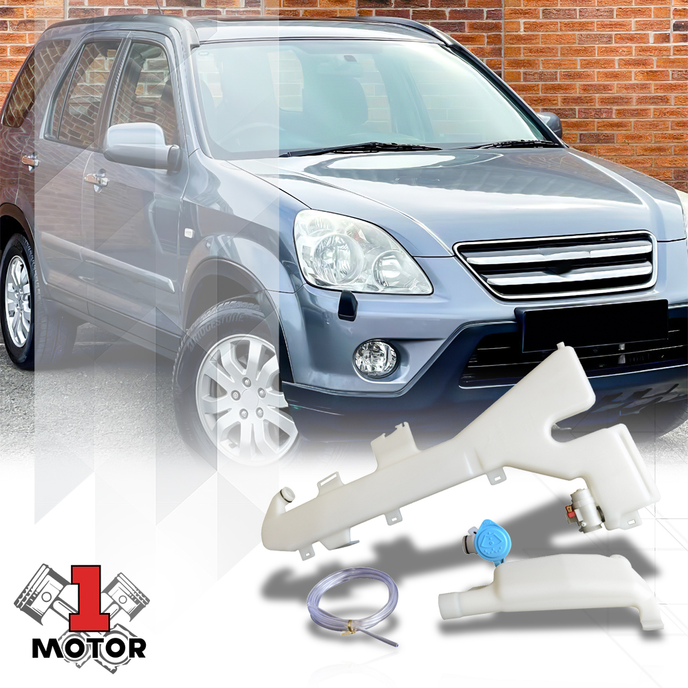 Windshield Washer Reservoir Tank w/Pump+Cap+Tube for 02-06 Honda CRV HO1288206 Fits select: 2002-2006 HONDA CR-V