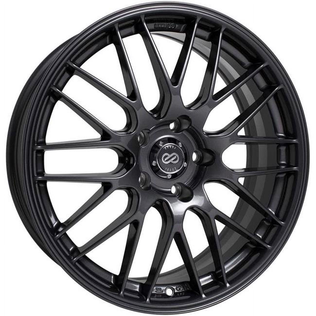 18 x 8 in. 5 x 112 mm Bolt Patten 35 mm Offset 72.6 Bore Dia Performance Circle Wheel, Aluminum & Gray