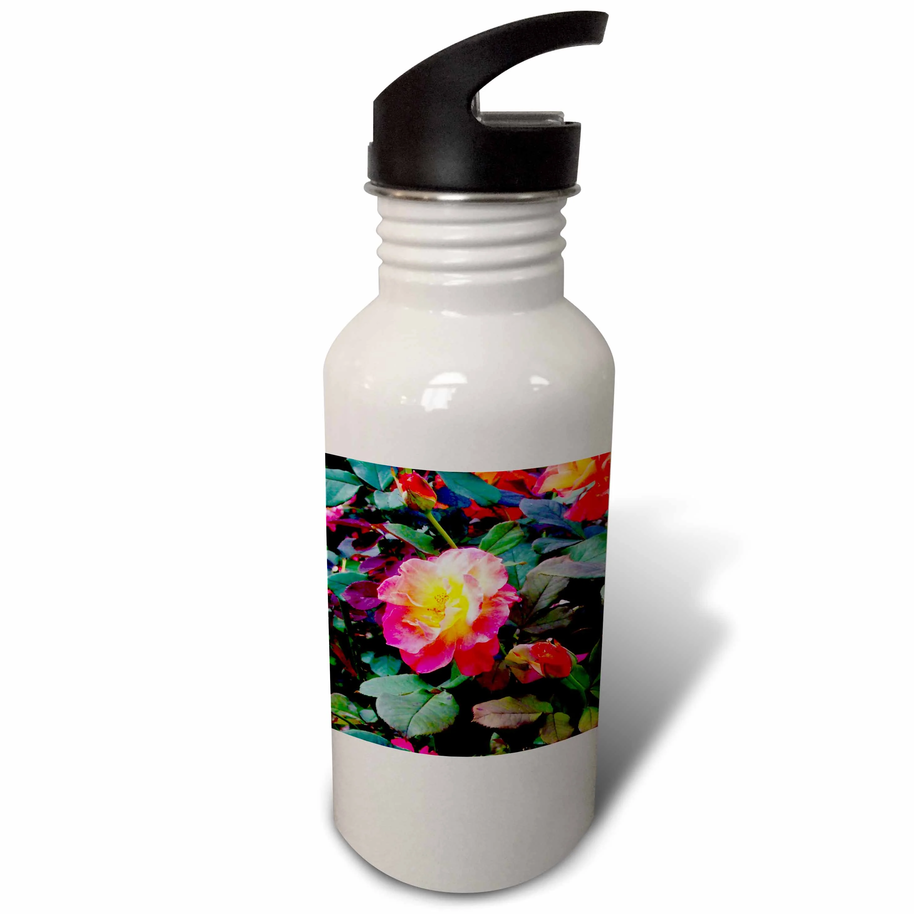 Josephs coat rose, Lovely colorful Josephs Coat 21 oz Sports Water Bottle wb-120359-1