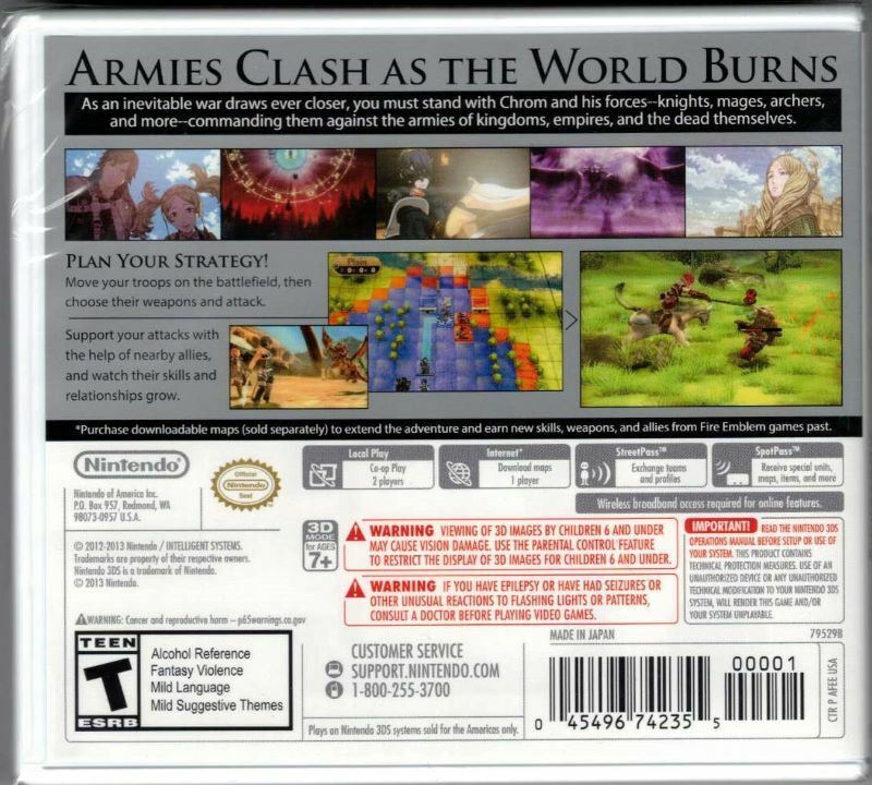 Fire Emblem: Awakening 3DS (Brand New Factory Sealed US Version) Nintendo 3DS