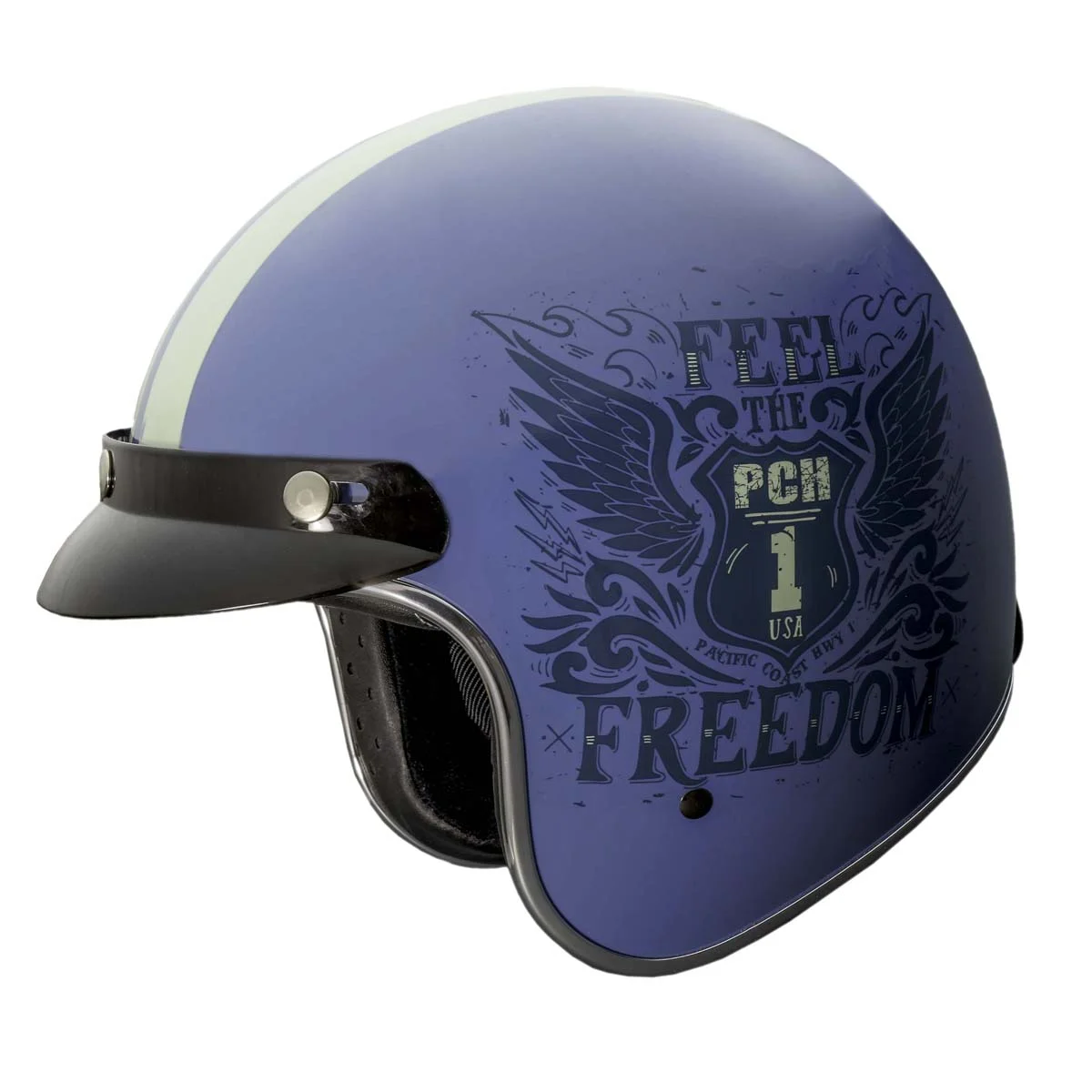Fulmer, 3534125, Adult Open Face Helmet DOT Approved 353 EON - PCH 1, XL
