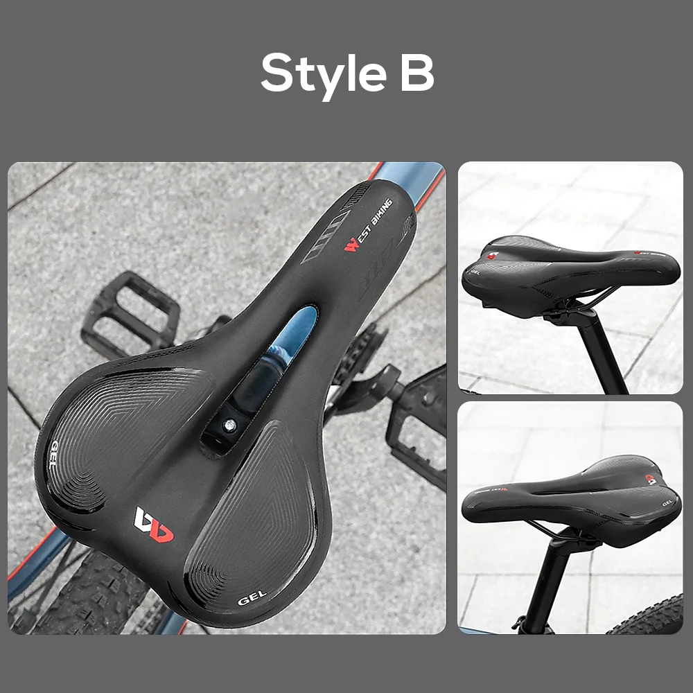 WEST BIKING Bicycle saddle,Seat Padded Saddle Women Mtb Mountain Cushion Men Women Bike Seat Padded Saddle Cushion Men Women M Mountain Dalynn Dsfen