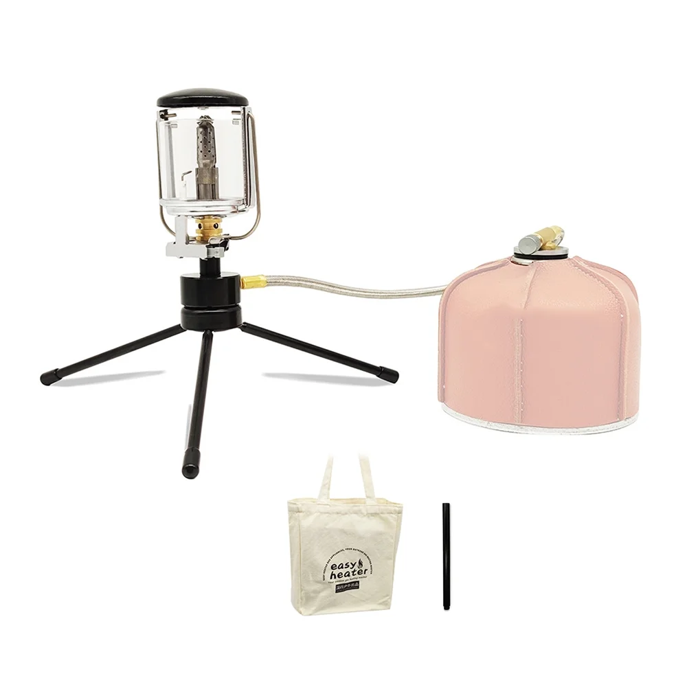 Portable Bright Camping Lantern Gas Outdoor Fishing Picnic Tent Home Garden Hung Glass with Tripod