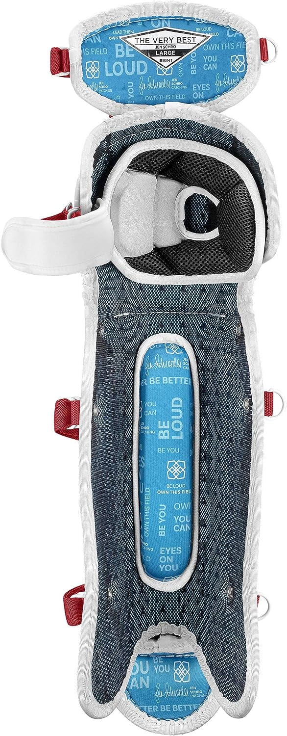 Easton Jen Schro The Very Best Fastpitch Softball Catchers Box Set, Medium, Stars & Stripes