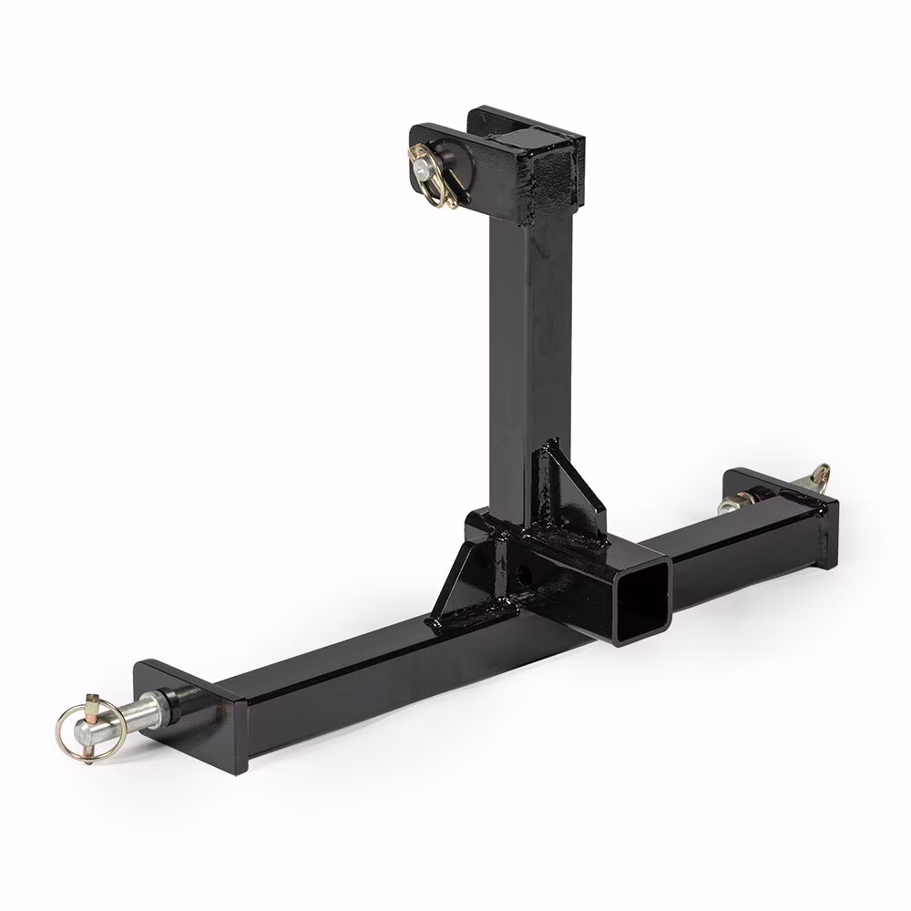 Titan Attachments 3 Point Tractor Drawbar Trailer Hitch Receiver Attachment, Hitch Adapter Fits Category 1 Tractors, Haul Trailers Landscape Rakes, Chippers, Mowers