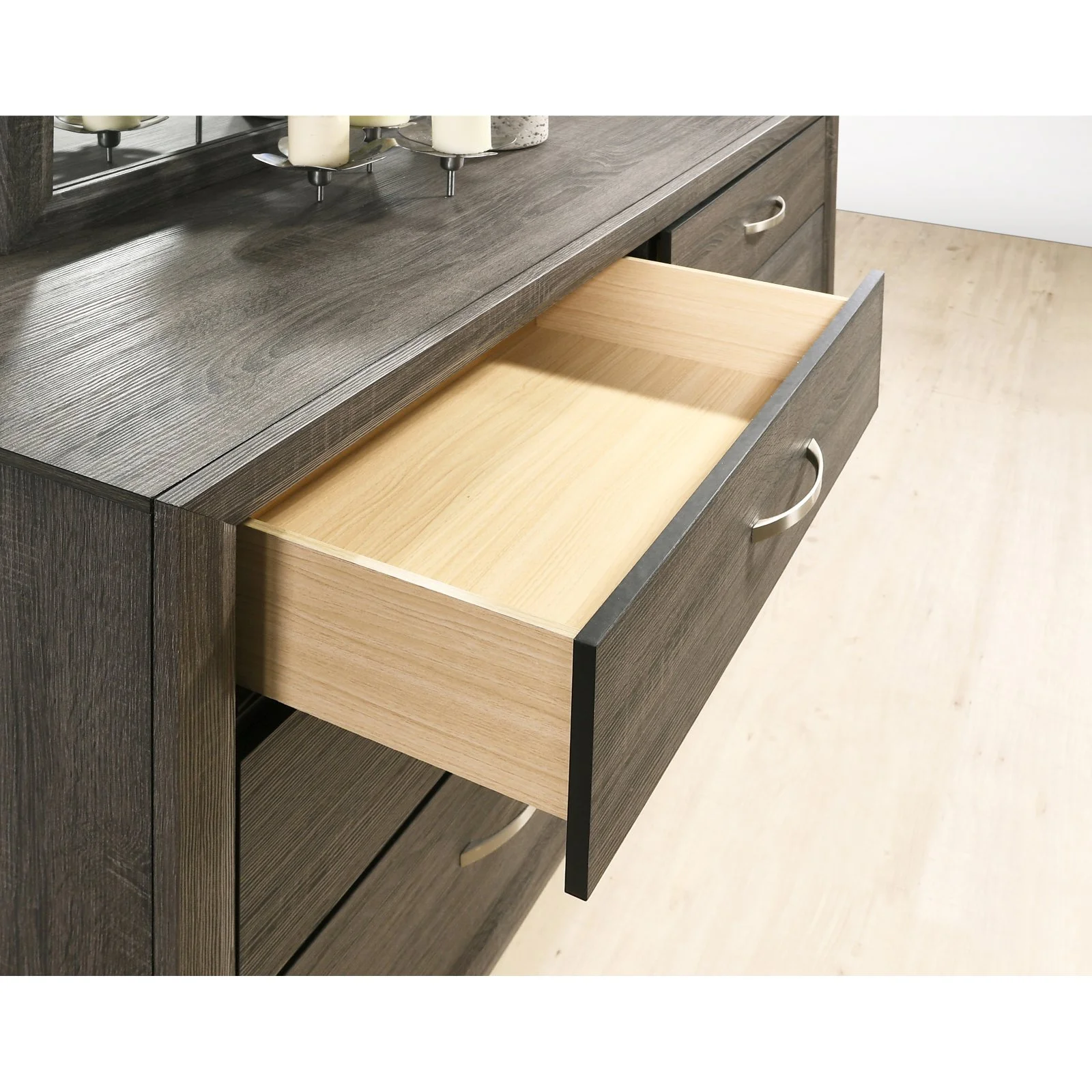 Roundhill Furniture Stout 6 Drawer Double Dresser