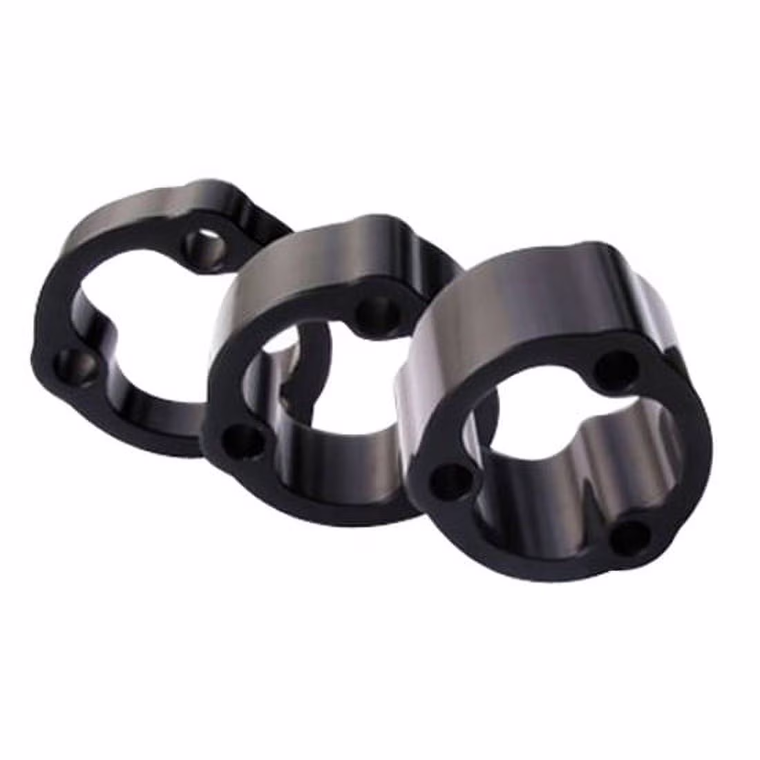 JOES 13305 1/2 Steering Wheel Spacer, Black Anodized Aluminum