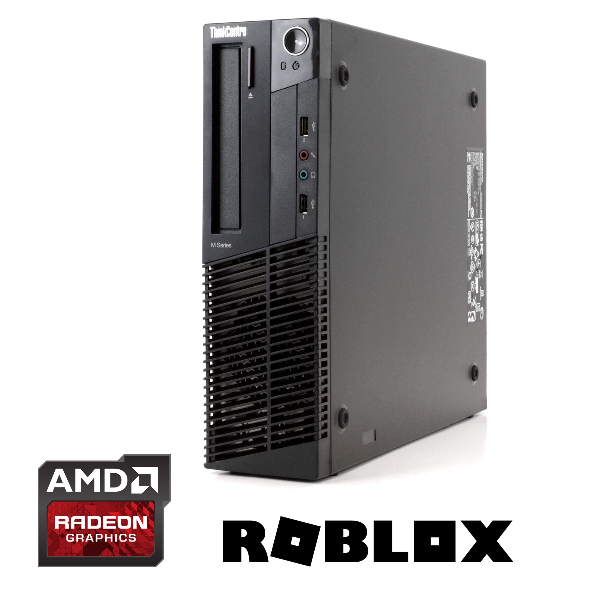 Lenovo M92P Desktop Computer PC Intel Quad-Core i5 3.2GHz Processor 8GB RAM 512GB SSD HDD Windows 11 Pro with AMD Radeon Graphics Card (Roblox Ready)