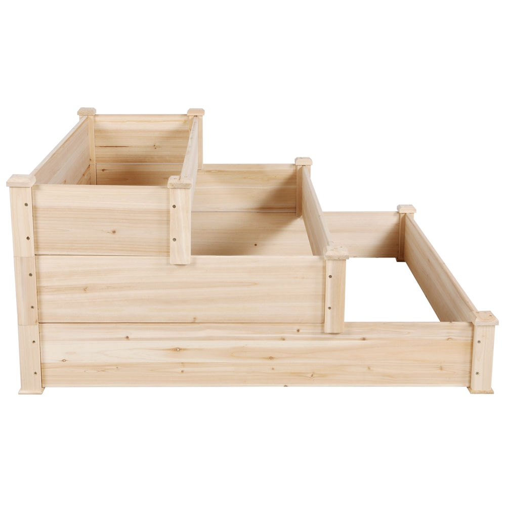Yaheetech 3 Tier Raised Garden Bed Elevated Planter Kit Gardening Vegetable
