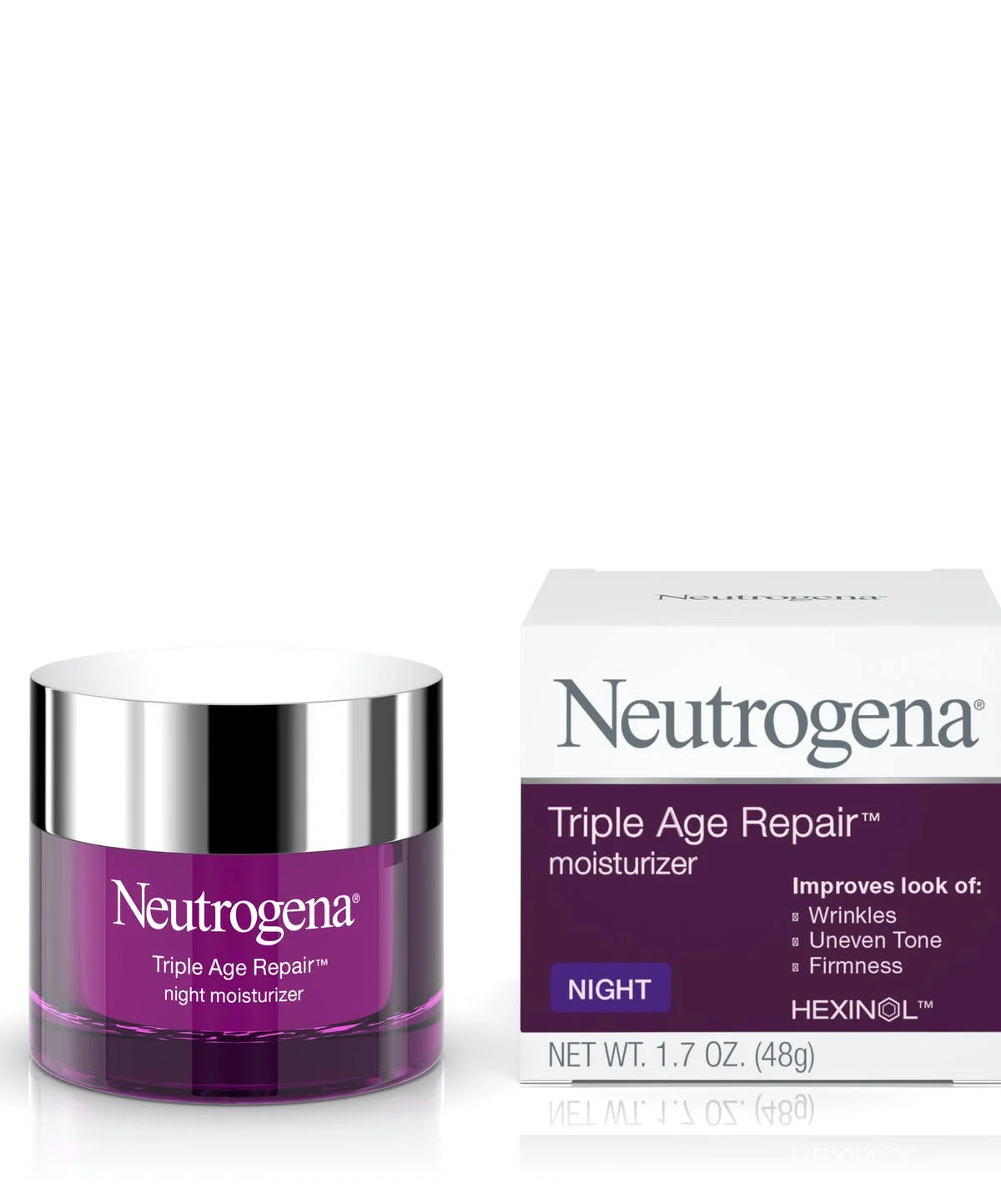 Neutrogena Triple Age Repair Night Moisturizer, 1.7 oz (Pack of 6)