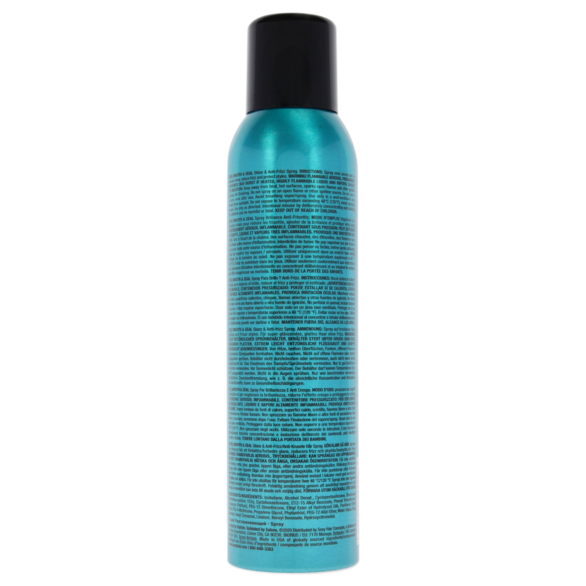 Smooth Sexy Hair Smooth Seal Anti-Frizz Shine Spray by Sexy Hair for Unisex - 6 oz Hair Spray