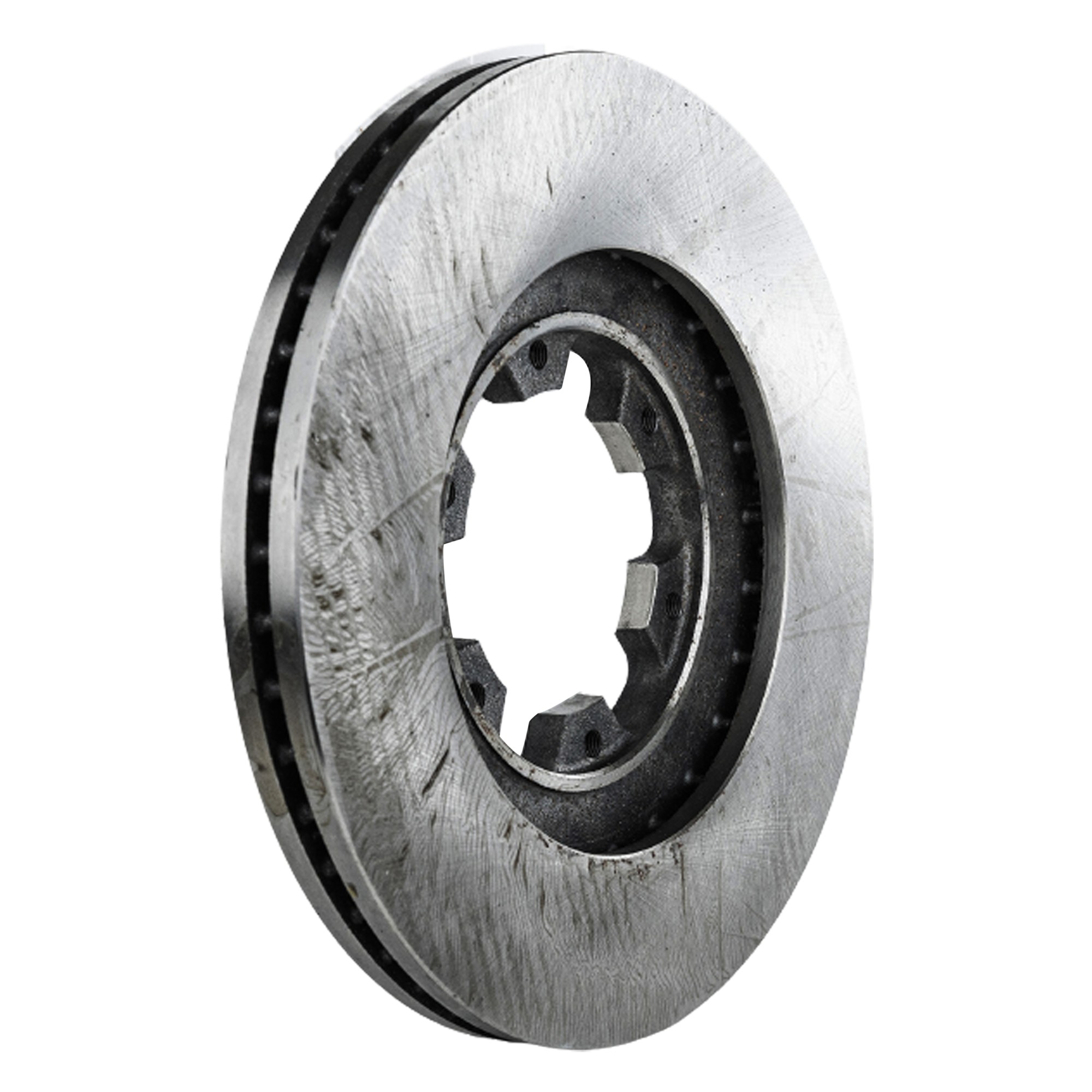 Front Side Brake Disc Plain Surface Vented 6 Lugs Pro-Line Series fits 1999-2004 Nissan Pathfinder