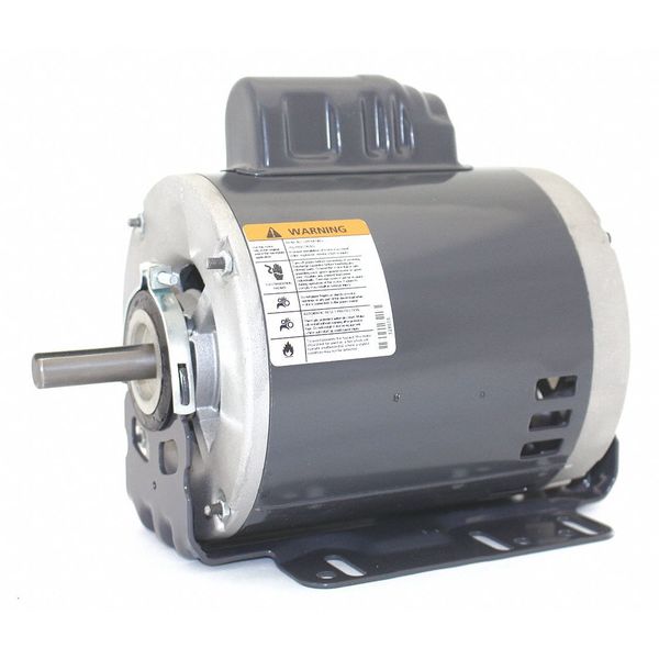 1 pc, Dayton Capacitor-Start Belt Drive Motor, 3/4 HP, 115/208-230V AC Voltage, 56H Frame, 1,725 Nameplate RPM