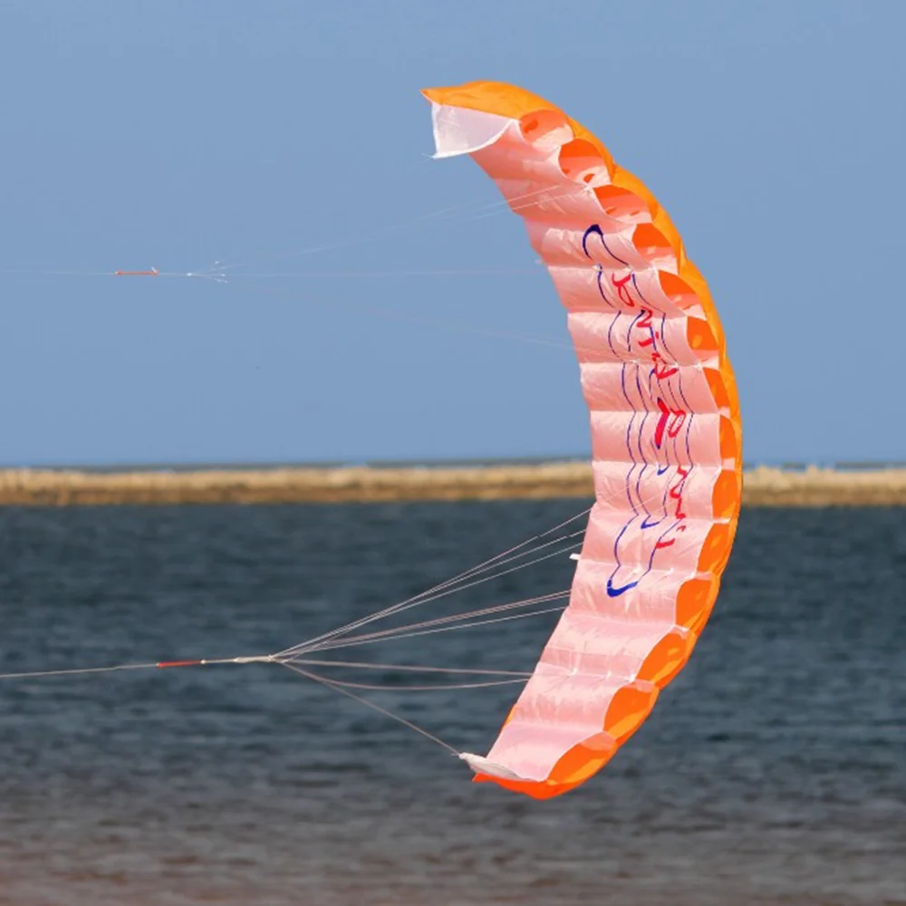 Meterk 1.4m Colorful Double Flying Line Wing Stunt Power Soft Giant Flying Sports Beach