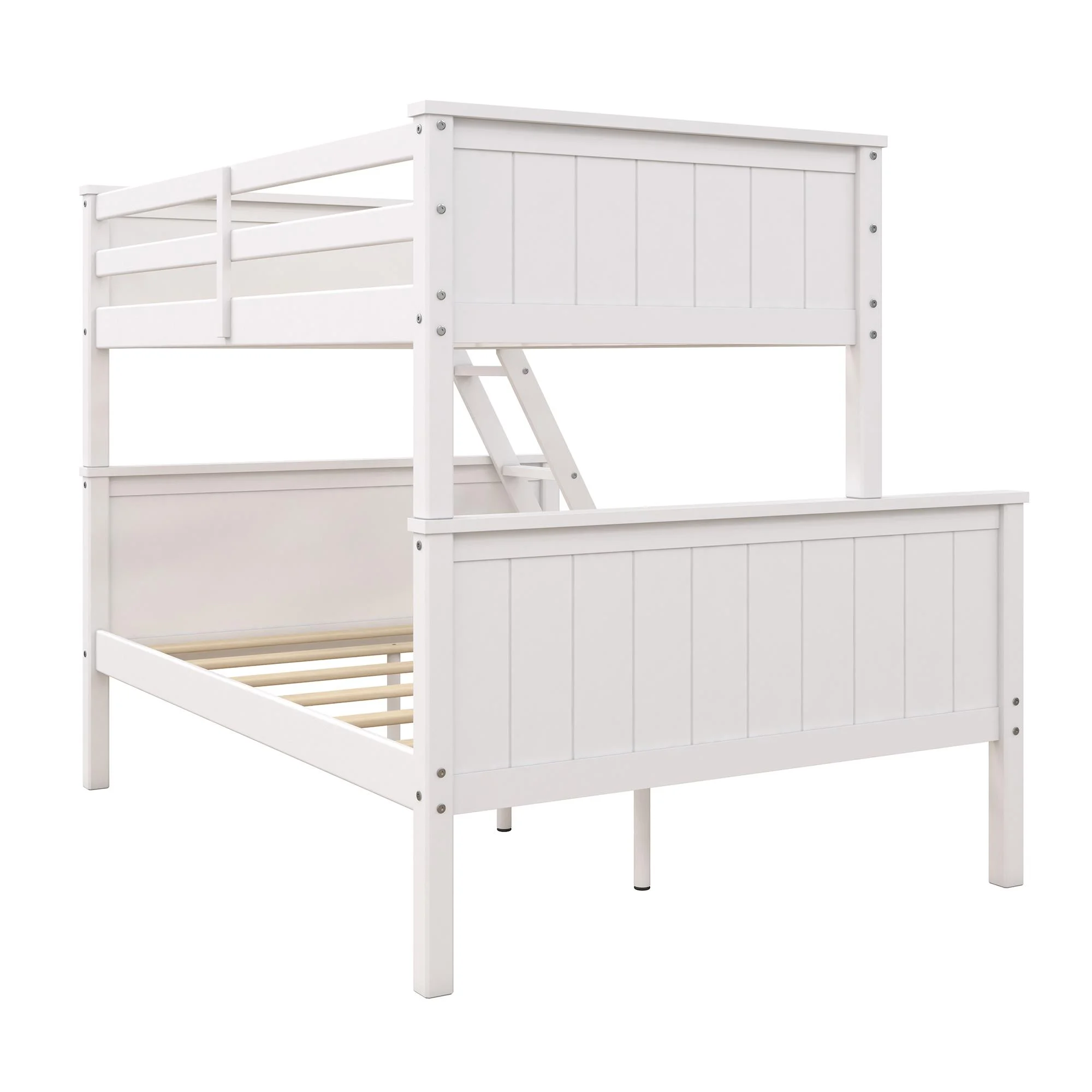 Better Homes & Gardens Ashcreek Twin-over-Full Bunk Bed, White