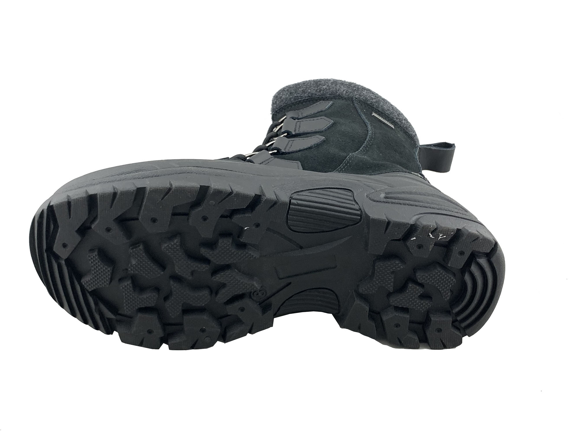 Men’s Waterproof Winter Snow Boots Warm Faux Fur Lined Hiking Boots Non-slip Insulated Winter Shoes