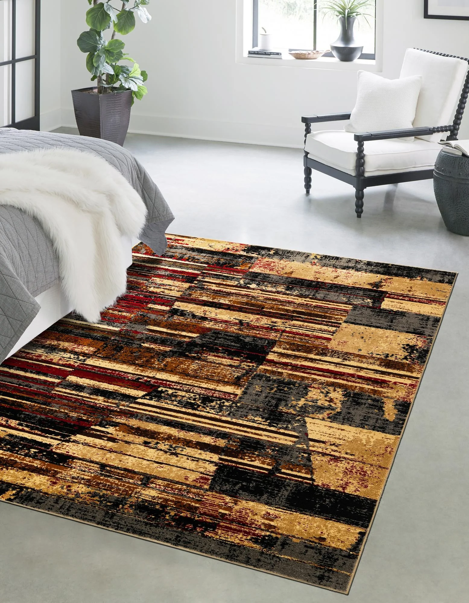 Rugs.com Saturn Collection Rug – 9' x 12' Multi Medium Rug Perfect For Living Rooms, Large Dining Rooms, Open Floorplans