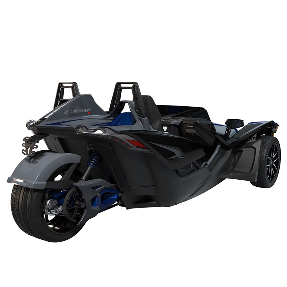 Slingshot 2883847-834 Polaris Stealth Gray Azure Crystal Rear 305mm Fender 2020-2021 SL R