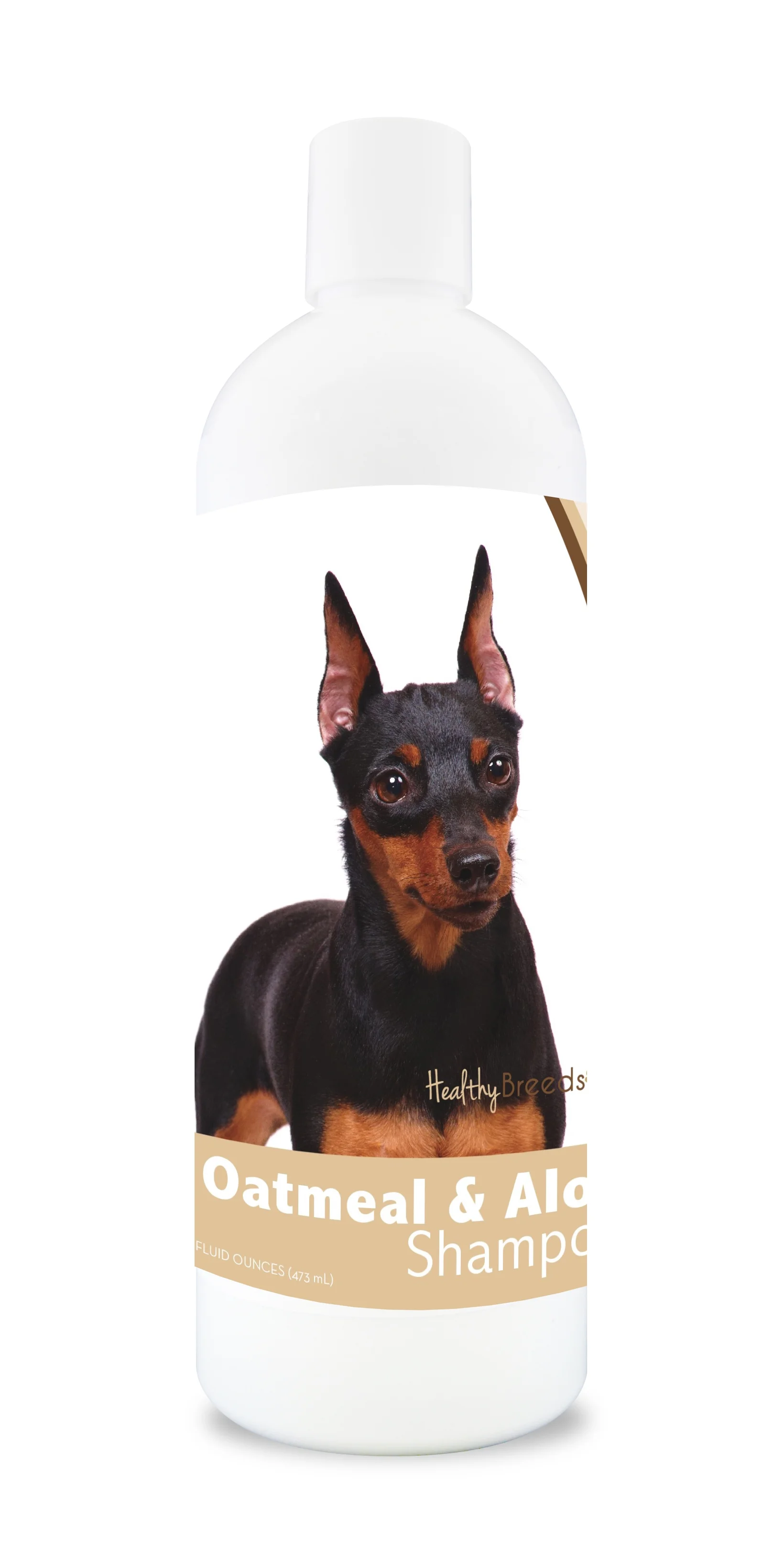 Healthy Breeds Miniature Pinscher Oatmeal Dog Shampoo with Aloe 16 oz