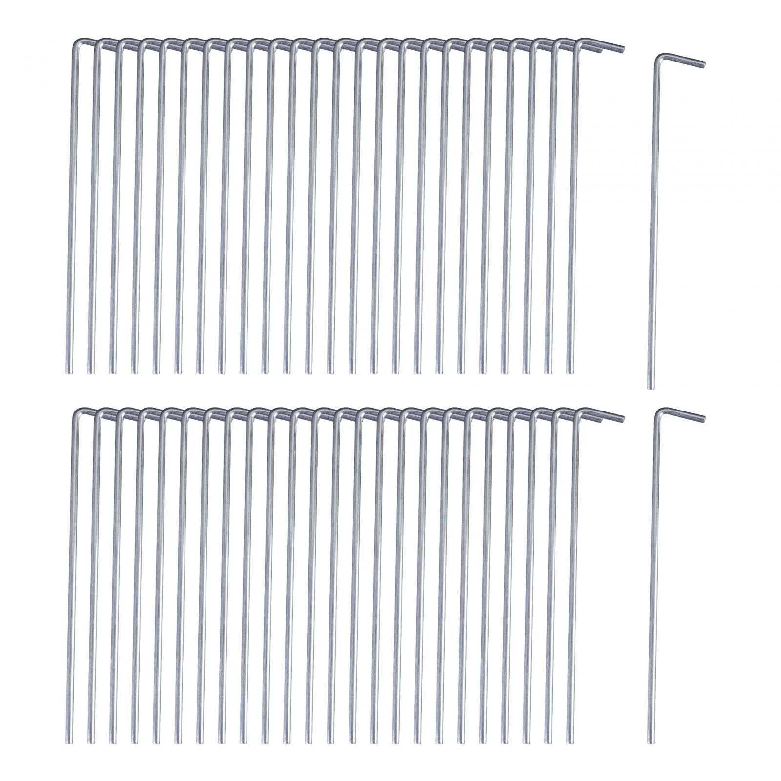 Pack of 50 Tent Pegs Nails 7.9inch Aluminum Alloy Rust Multifunctional