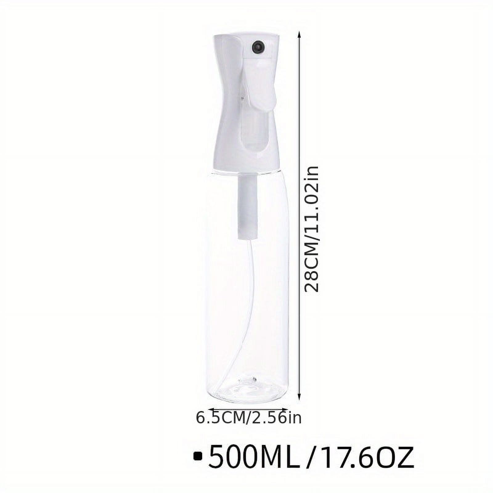 Continuous Mist Spray Bottle: Get Ultra-Fine Misting for Hair Styling, Plants, Cleaning & Skin Care!