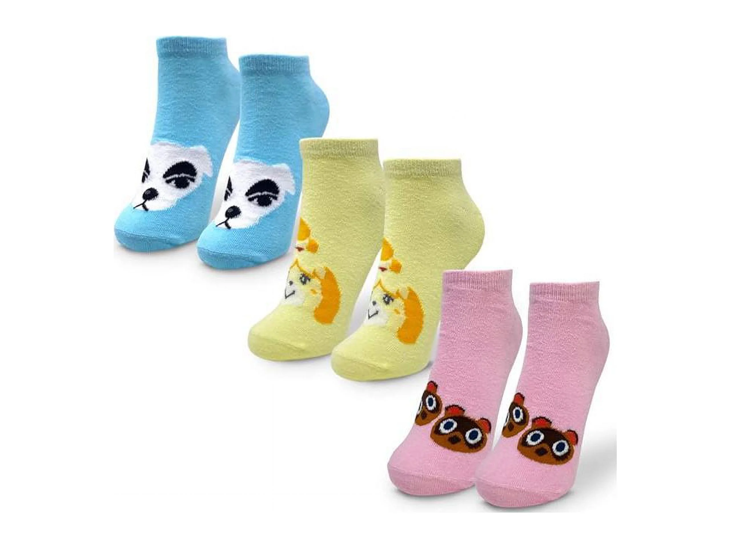 Animal Crossing: New Horizons Ankle Socks - 3 Pack - Official Nintendo Merchandise
