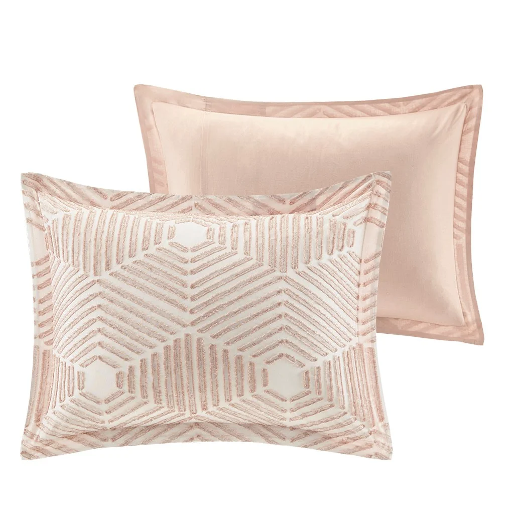 Gracie Mills Anibal Shabby Chic Cotton Jacquard Comforter Set - GRACE-12088