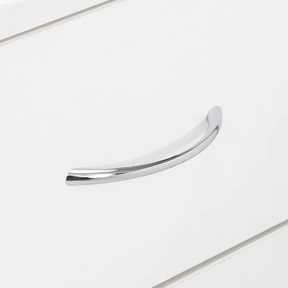 [FCH] Modern Home Furnishings Collection: White MDF Wood 4-Drawer Dresser with Sleek and Simple Design