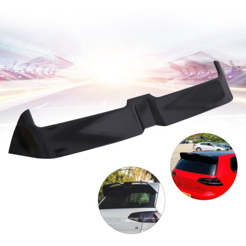For 15-19 Volkswagen Golf MK7 Hatchback 4Door Gloss Black Rear Roof Spoiler Wing