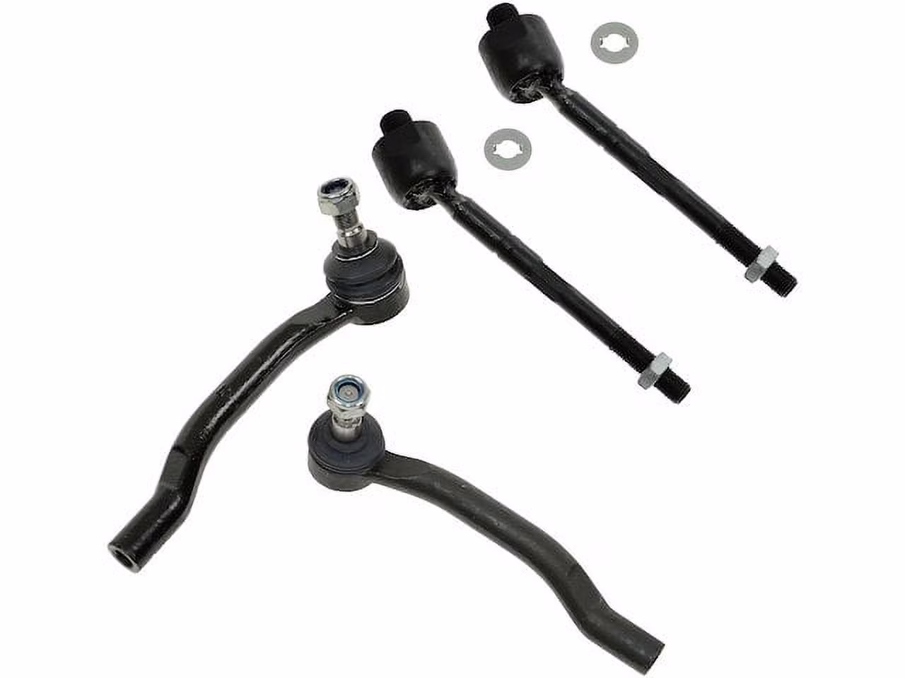 Tie Rod End Kit 4 Piece - Compatible with 2003 - 2008 Honda Pilot 2004 2005 2006 2007