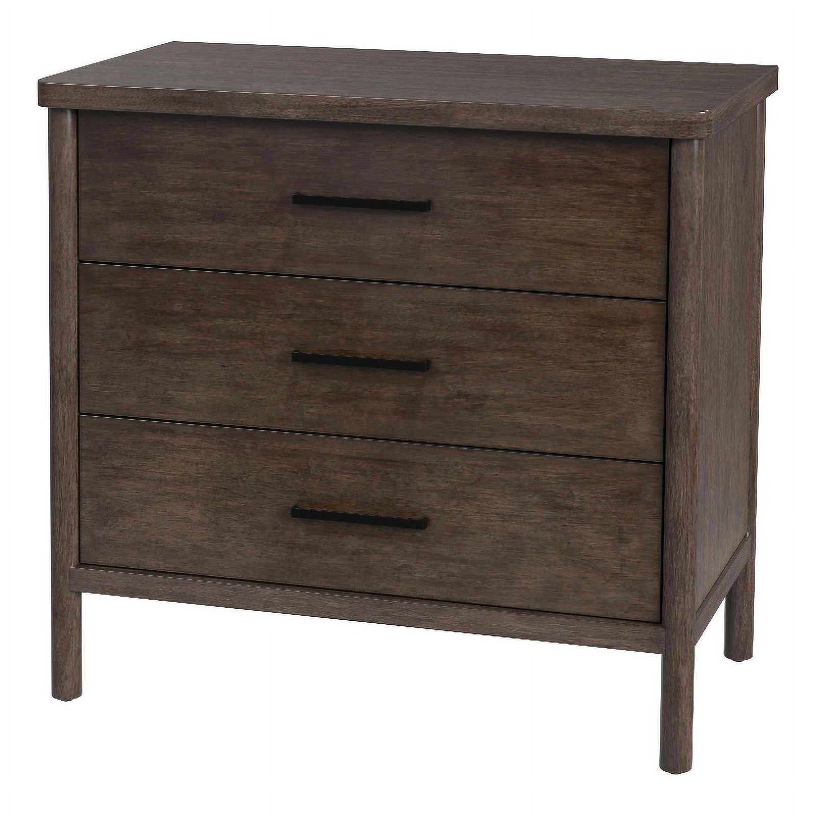 Butler Specialty Company Lennon 3 Drawer Rounded Leg Wood Dresser - Soft Brown