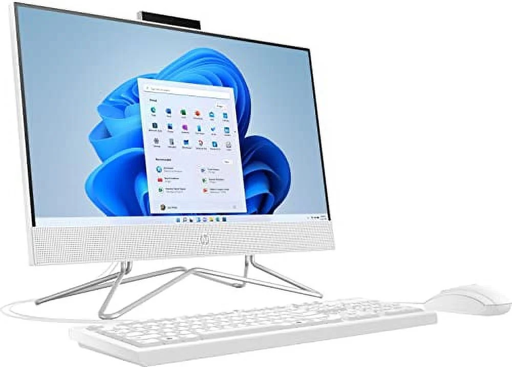 HP 2022 Newest 22-inch FHD All-in-One Desktop Computer Dual-Core AMD Athlon Silver 3050U 16GB DDR4 RAM NVMe M.2 512GB SSD DVD WiFi AC BT RJ45 Webcam Windows 10 Home White w/RE USB3.0 Flash Drive